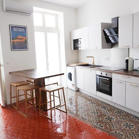 Bright And Modern 3-Bedroom Apartment, 90M2 With Air Condition, In 베지에 외부 사진